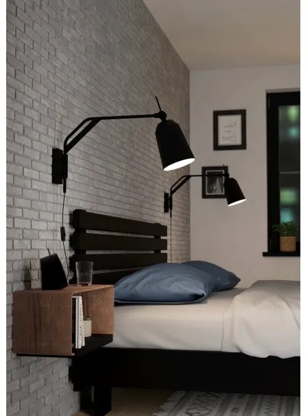 Eglo 900157 - Nástenná lampa LORETO 1xE27/40W/230V