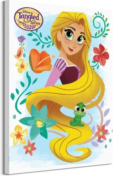 Obraz na plátne Disney Na vlásku Seriál Rapunzel 60x80cm WDC100436