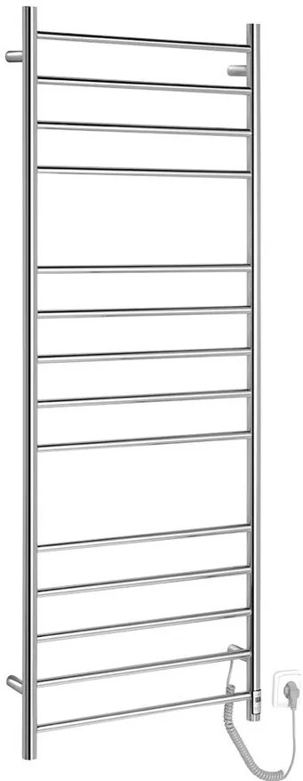 Sapho, REDONDO Elektrický sušiak uterákov, okrúhly, 600x1500mm, 130W, nerez, časovač, ER250T