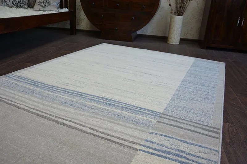 Vlnený koberec MOON DEEP sivý