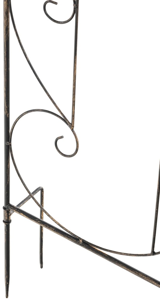 Mriežka na popínavé rastliny Mandevilla - 133 x 99 cm - Bronzová