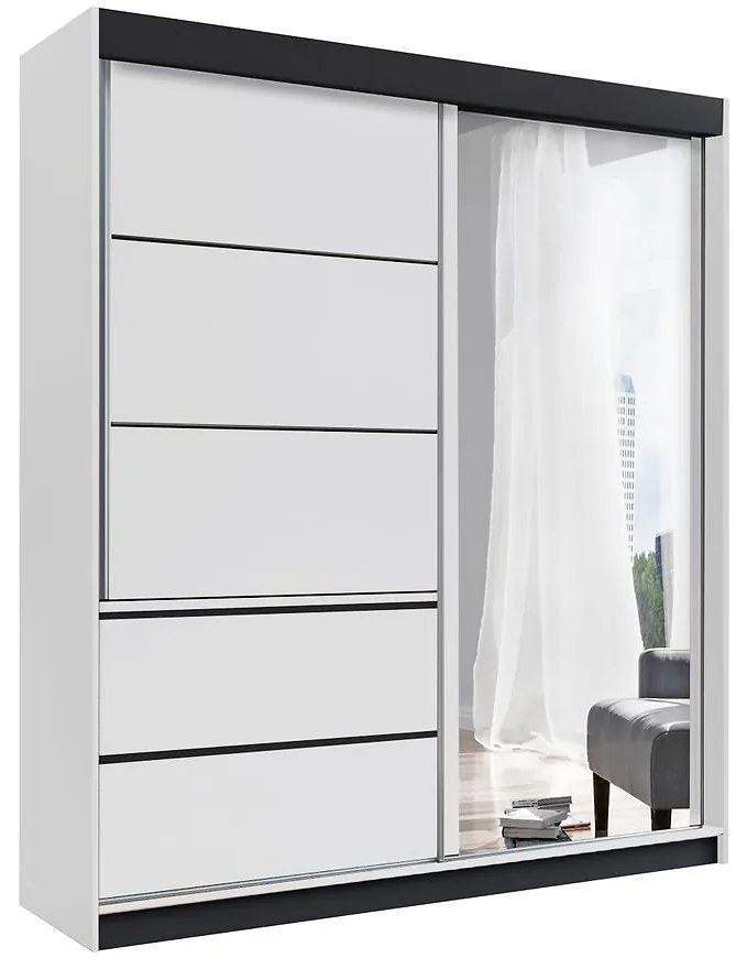 Skriňa biela 150x215