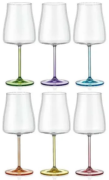 Crystalex pohár Rainbow fresh 600 ml 6 ks