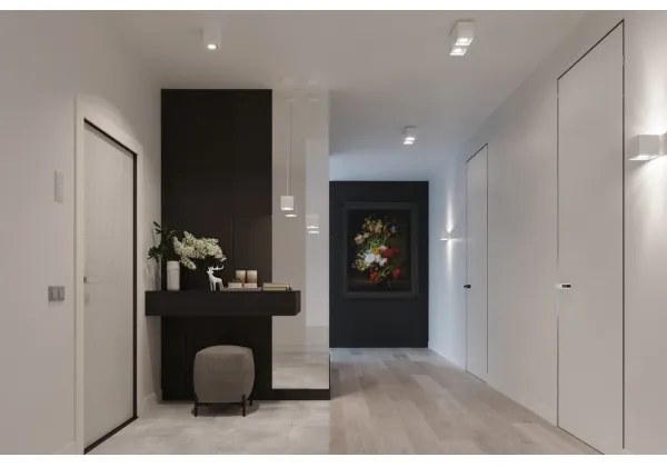 Luster na lanku QUAD 1 1xGU10/40W/230V biela