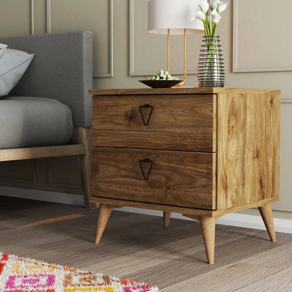 Nočný stolík Versa-Ce Walnut