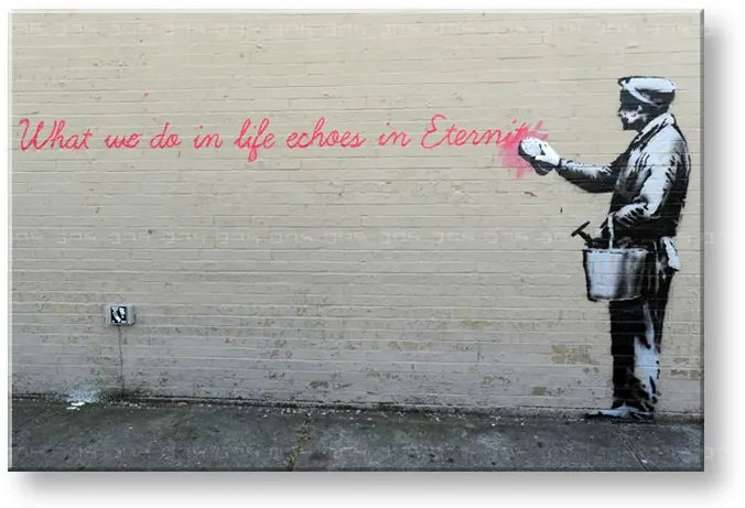 Obraz na plátne Street ART – Banksy | rôzne rozmery