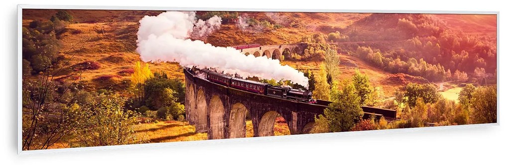 Klarstein Wonderwall Air Art Smart, infračervený ohrievač, 120 x 30 cm, 350 W, vlak