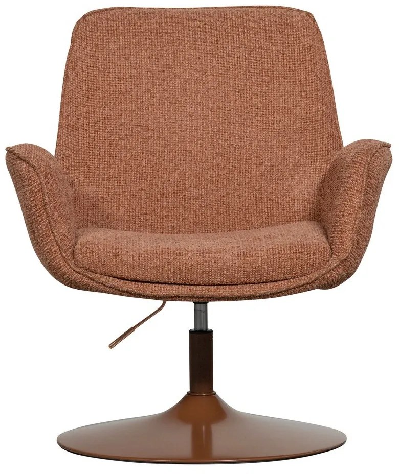 Oranžové kreslo s nastaviteľnou výškou sedadla Marten – WOOOD