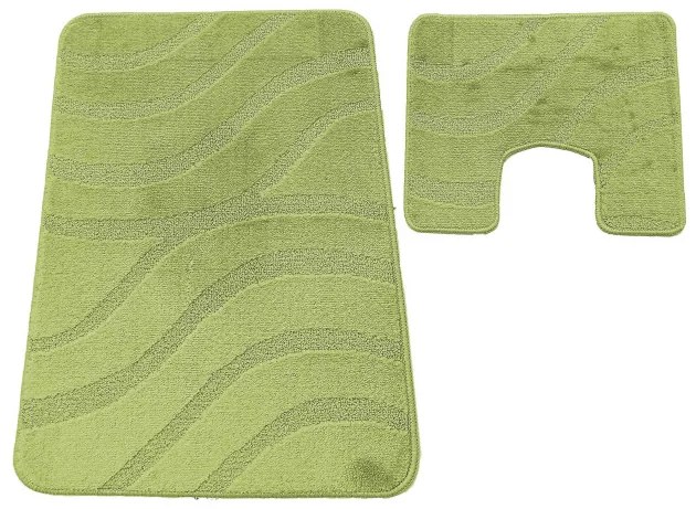Sada kúpeľňových koberčekov Montana Symphony Green