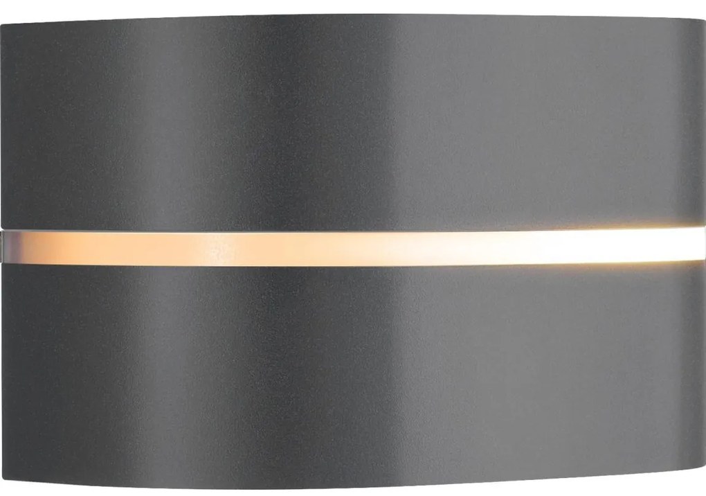 Nordlux - Vonkajšie nástenné svietidlo SIBELIS 1xE27/10W/230V IP44 antracit