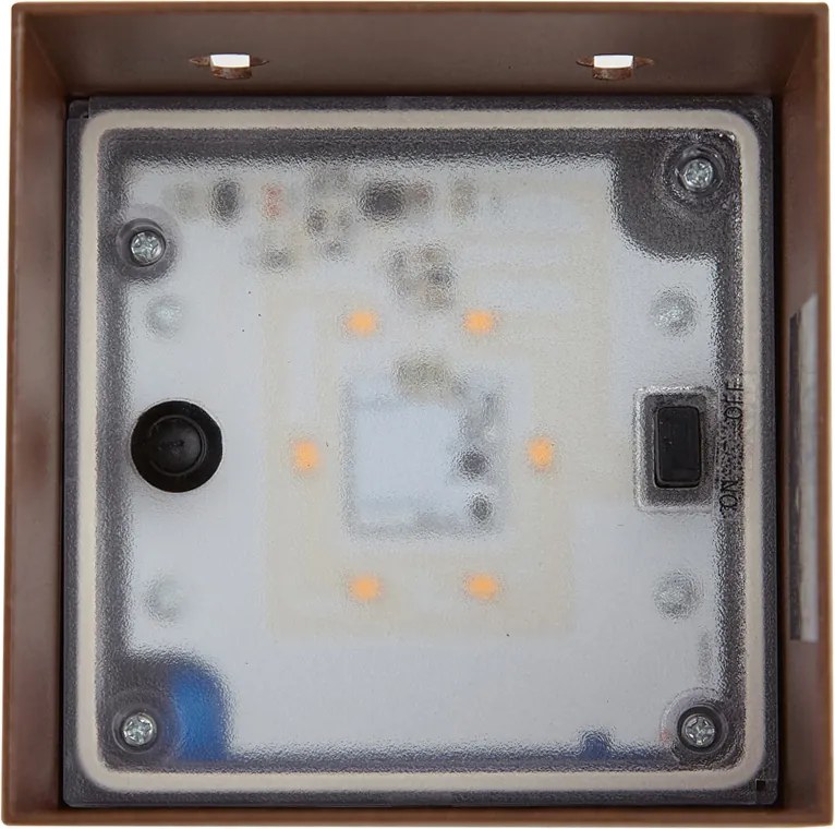 Vonkajšie nástenné svietidlo hrdzavohnedé vrátane LED IP65 solárne - Charlene