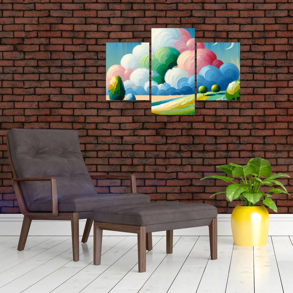 Obraz - Krajinka s mrakom (90x60 cm)