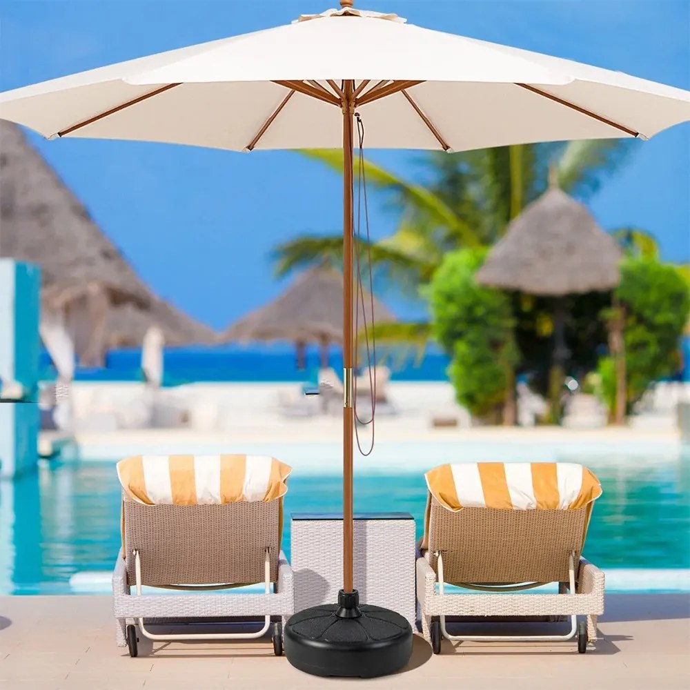 Stojan na slnečník plniteľný vodou alebo pieskom