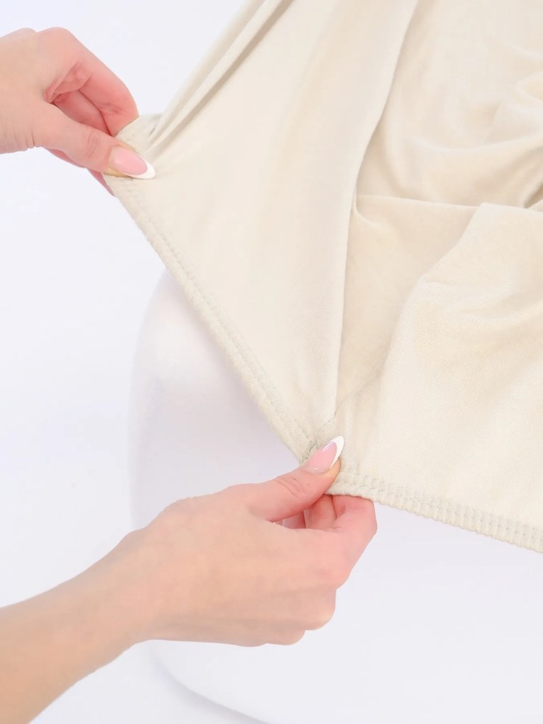 Jersey plachta Classic 180 x 200 cm – prírodná