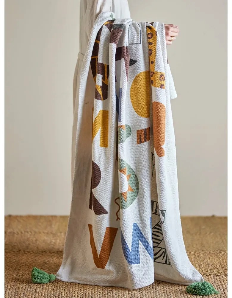 Detská deka z recyklovanej bavlny 130x160 cm Memmo – Bloomingville Mini