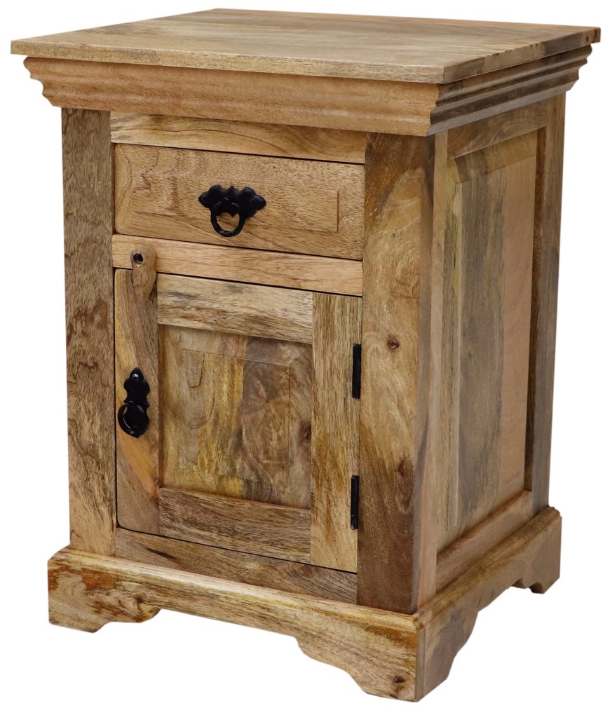 furniture-nabytek.cz - Drevený nočný stolík masív 45x60x40