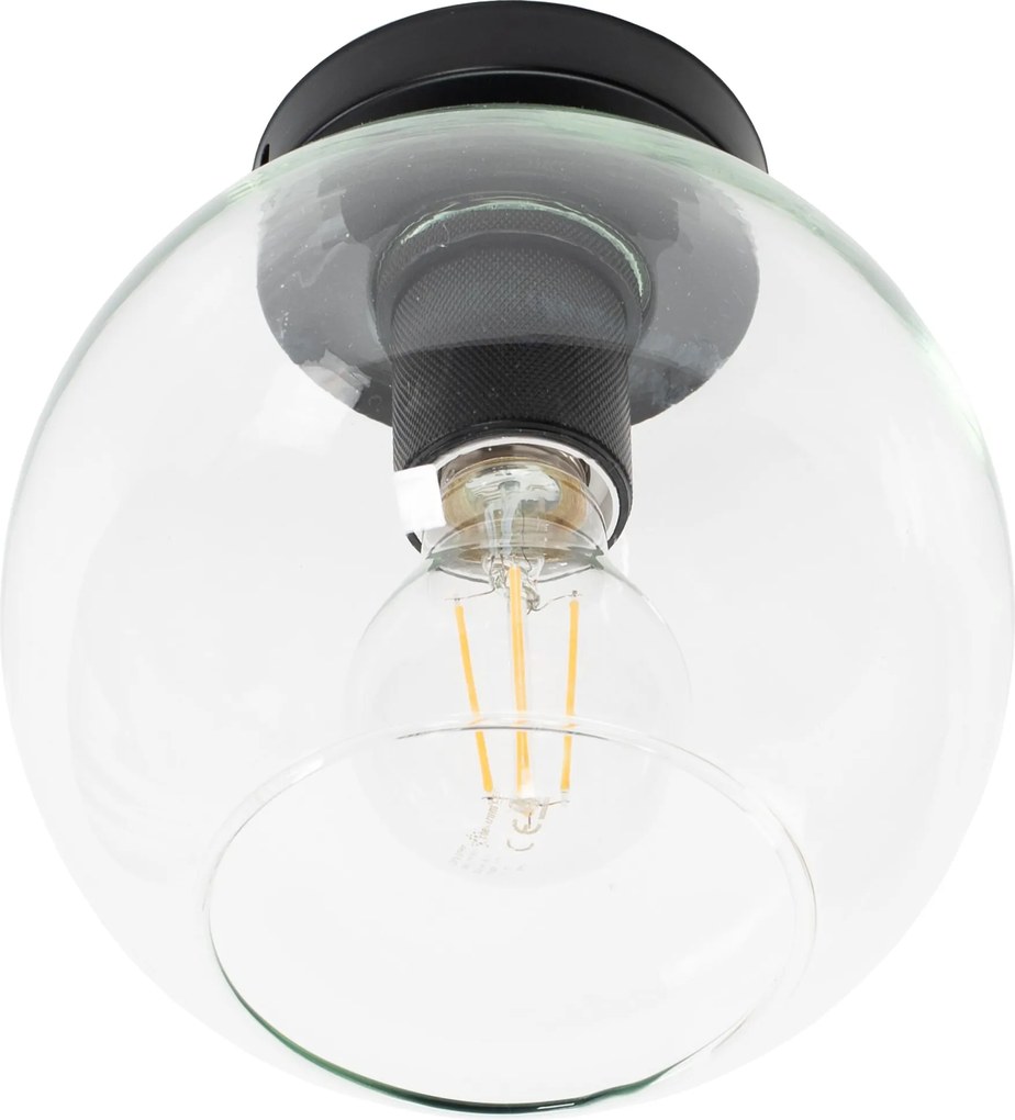 Toolight Toolight, stropné svietidlo 1xE27 APP1174-1W, čierna, OSW-40010