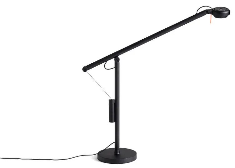 HAY Stolná lampa Fifty-Fifty Mini, soft black AB096