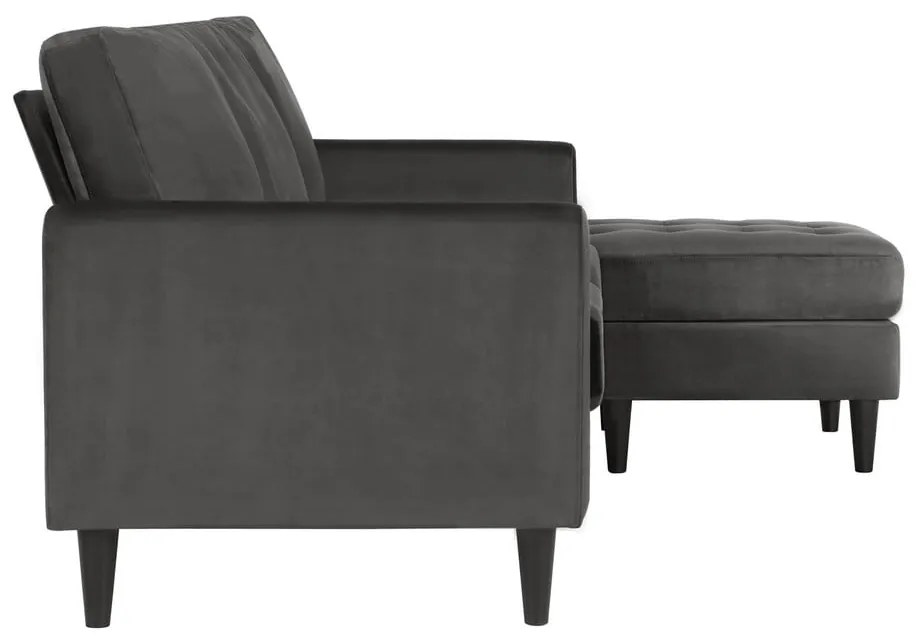 Sivá rohová pohovka Strummer - CosmoLiving by Cosmopolitan