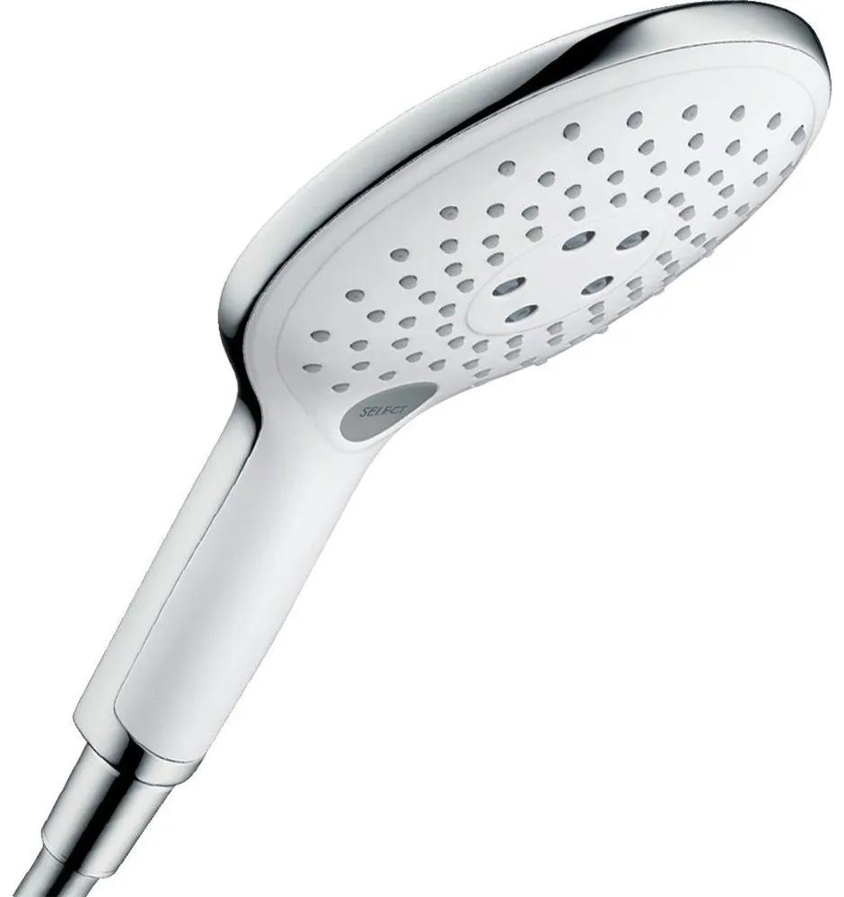 HANSGROHE Raindance Select S ručná sprcha 3jet, priemer 150 mm, biela/chróm, 28587400