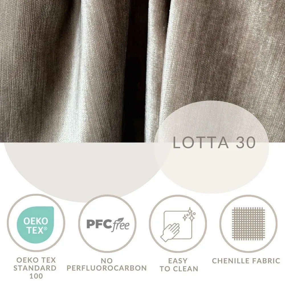 Béžová čalúnená dvojlôžková posteľ s úložným priestorom s roštom 160x200 cm Aruba L – Maison de Rêve