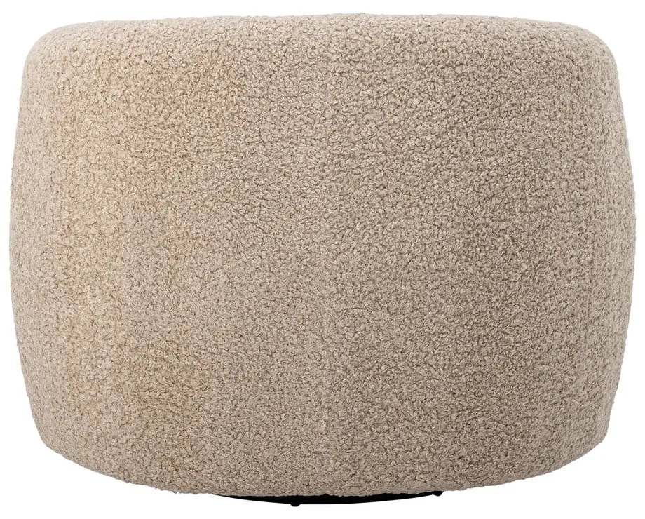 Béžové kreslo z textílie buklé Bocca – Bloomingville