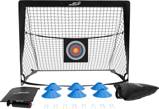 Sada skladacích futbalových bránok Goal Master 2 ks - čierna