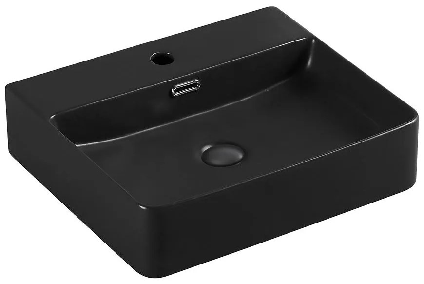 Umývadlo do kúpeľne Neri Black 50