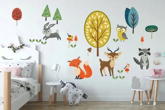 Dekoračná nálepka na stenu pre deti do izby 60 x 120 cm