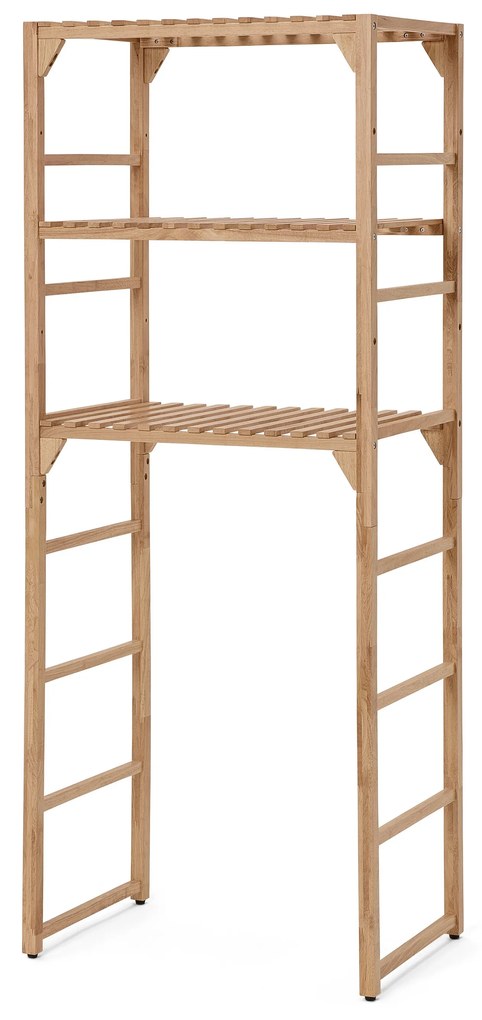 Polička práčky z masívneho dreva