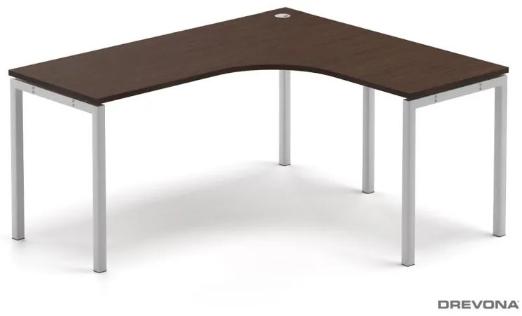 Drevona, PC stôl, REA PLAY, RP-SRK-1600, orech rockpile