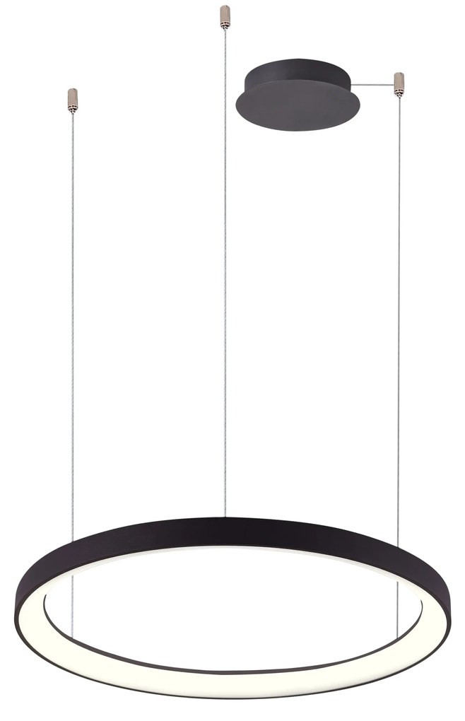 Moderný LED luster Agnes 48 stmievateľné čierne