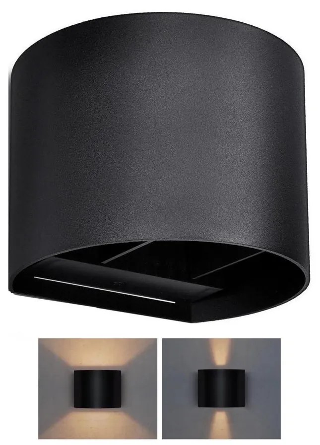 Brilagi - LED Vonkajšie nástenné svietidlo RONDO LED/6W/230V IP54