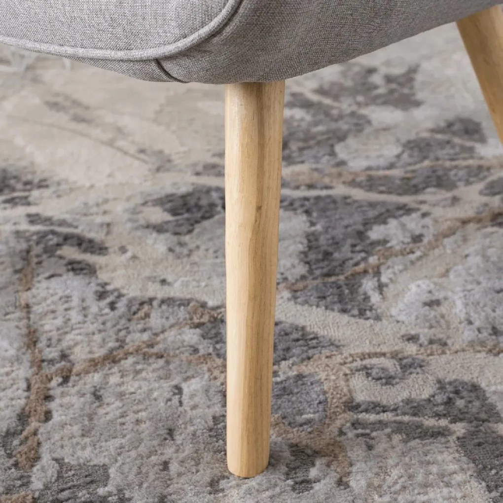 PROXIMA.store - Moderné kreslo LOZANO 2 FARBA: sivá