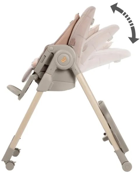 Maxi-Cosi - Detská jedálenská stolička MINLA PLUS béžová/ružová