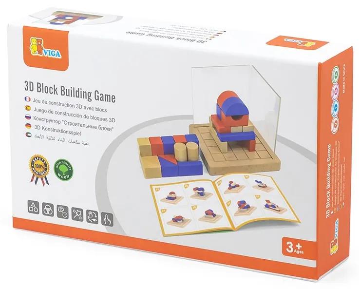 Drevená hra Viga Stavebné bloky 3D