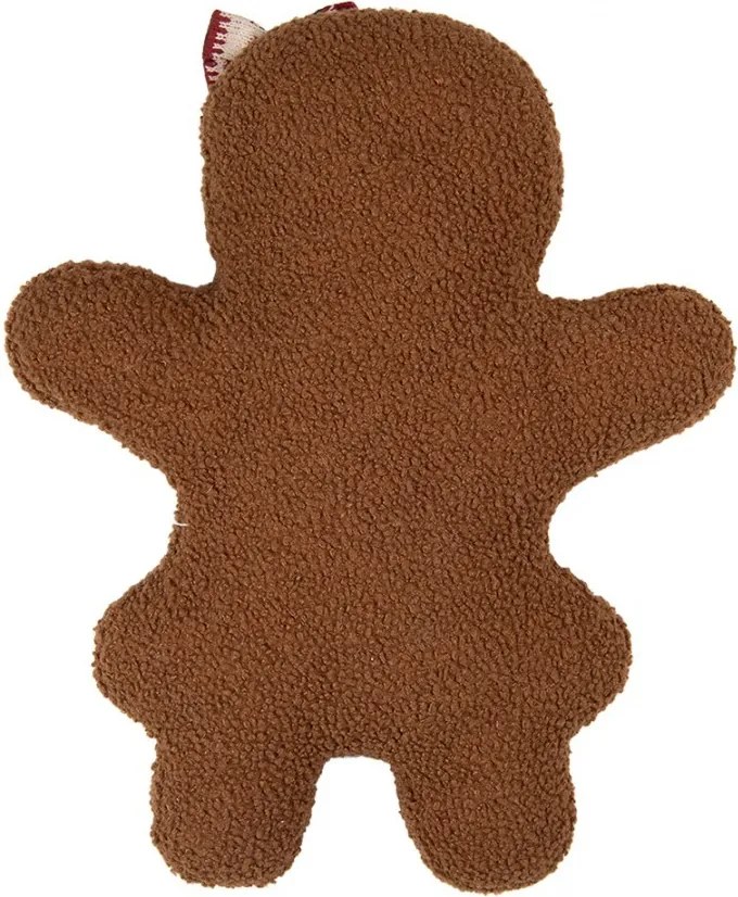 Decorative Cushion Gingerbread Man 35x5x44 Cm Brown Polyester - 35*5*44 cm