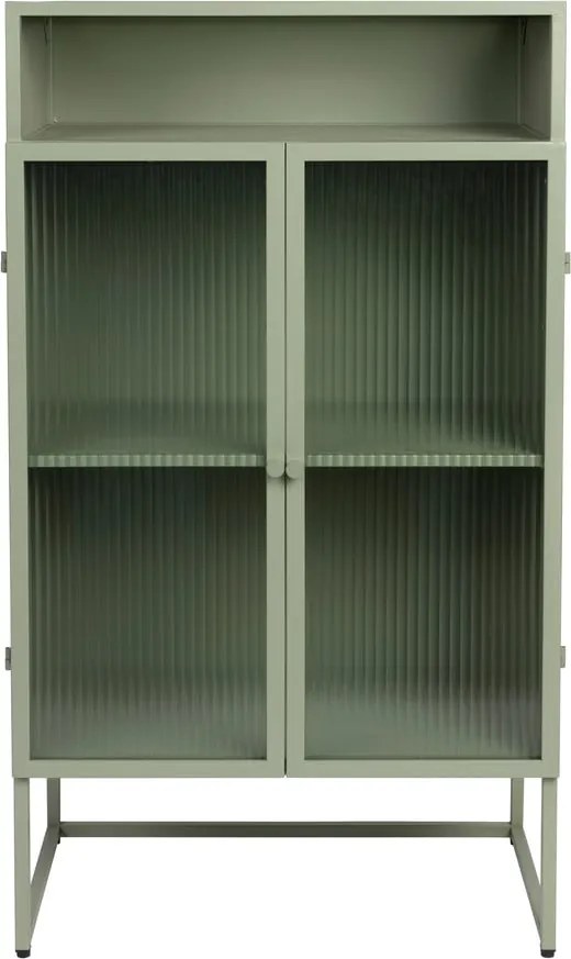 Zelená vitrína 60x105 cm Herbe - White Label