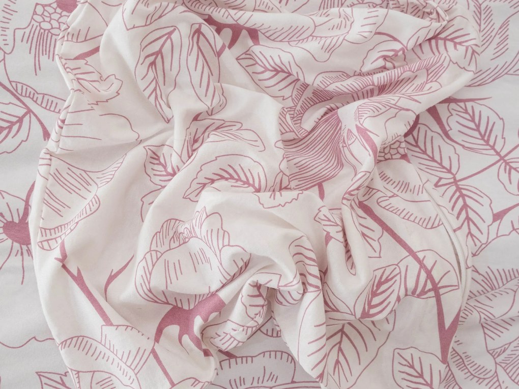Obliečka Mako jersey 70×90 cm – Emilia staroružová