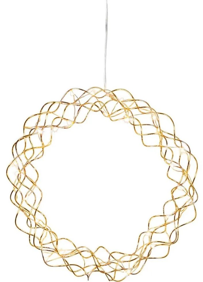 Eglo 411014 - LED Vianočná dekorácia CURLY 30xLED/0,064W/3/230V mosadz