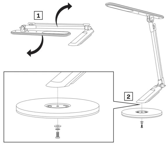 LED Stmievateľná dotyková stolná lampa OPTIMUM LED/7W/230V 3000/4000/6000K