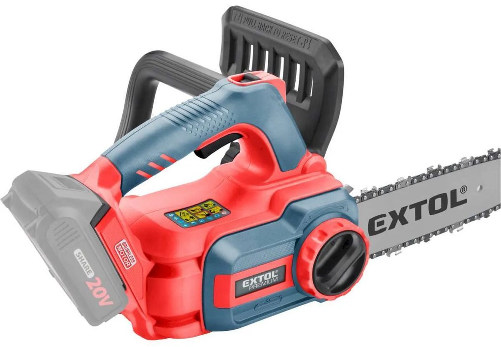 EXTOL PREMIUM AKU reťazová píla Share20V, bez aku a nabíjačky, čepeľ 300mm 8891921