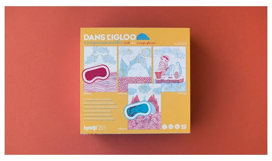 Puzzle Londji Na ľadovej kryhe