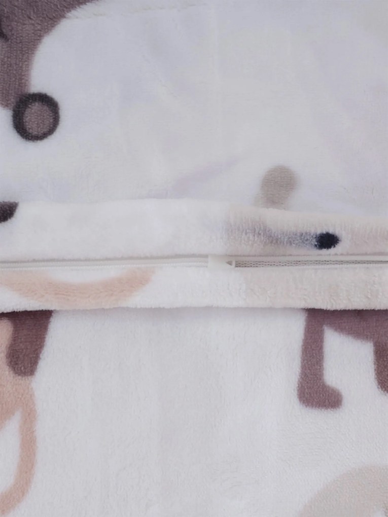 Obliečka na vankúš mikroplyš 70 × 90 cm – Psíci