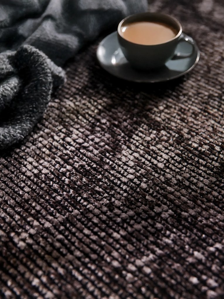 ELLE Decoration, Kusový koberec Brilliance Prisma 106311 Brown z kolekcie Elle kruh, 200x200 (priemer) kruh, hnedá, obývacia izba