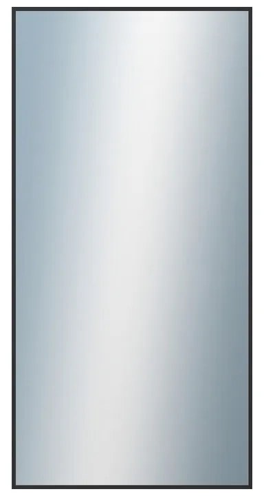DANTIK - Zrkadlo v rámu, rozmer s rámom 60x120 cm z lišty Hliník čierna (7003021)