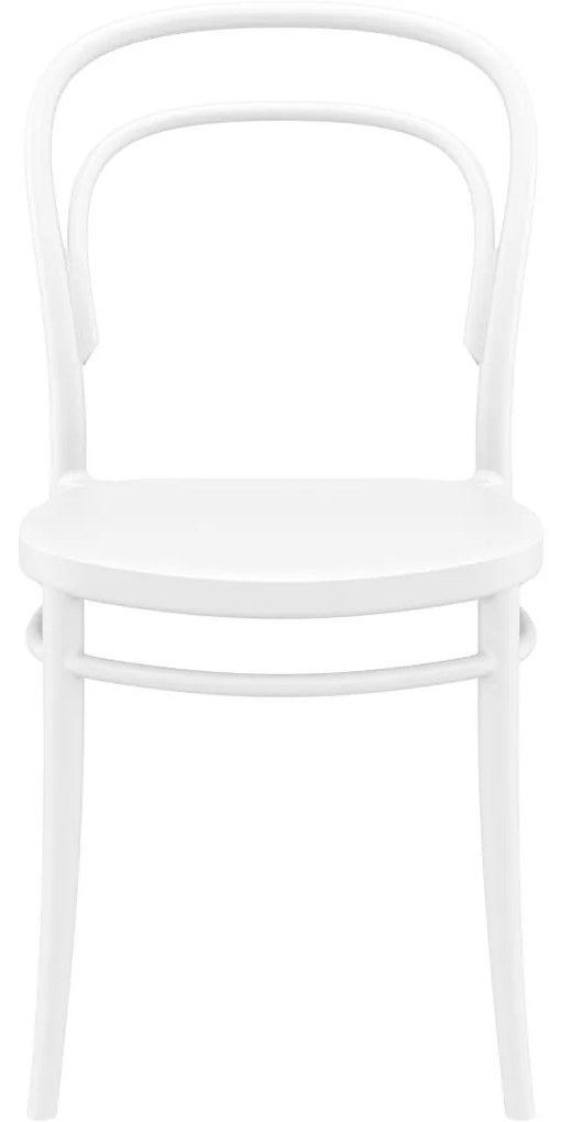 MARIE záhradná stolička bez podrúčok white