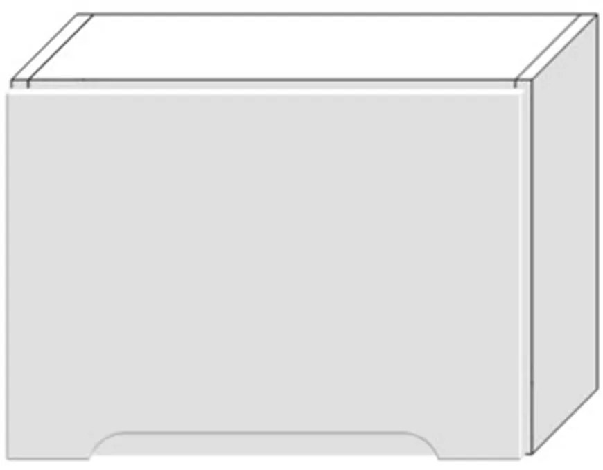 Skrinka do kuchyne Zoya W50okgr Biely hrášok / Biely