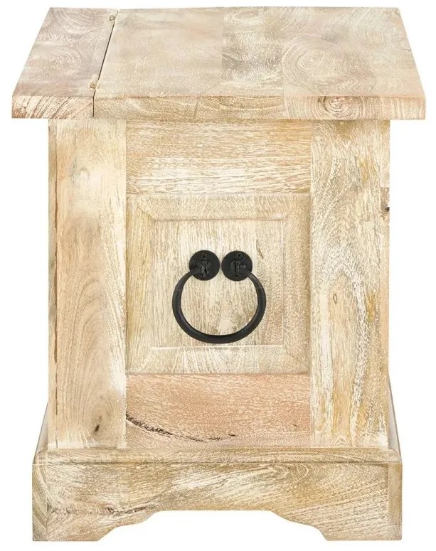 furniture-nabytek.cz - Masívna truhlica Patina z mangového dreva, lakovaná, prírodná farba – 80×45×50 cm
