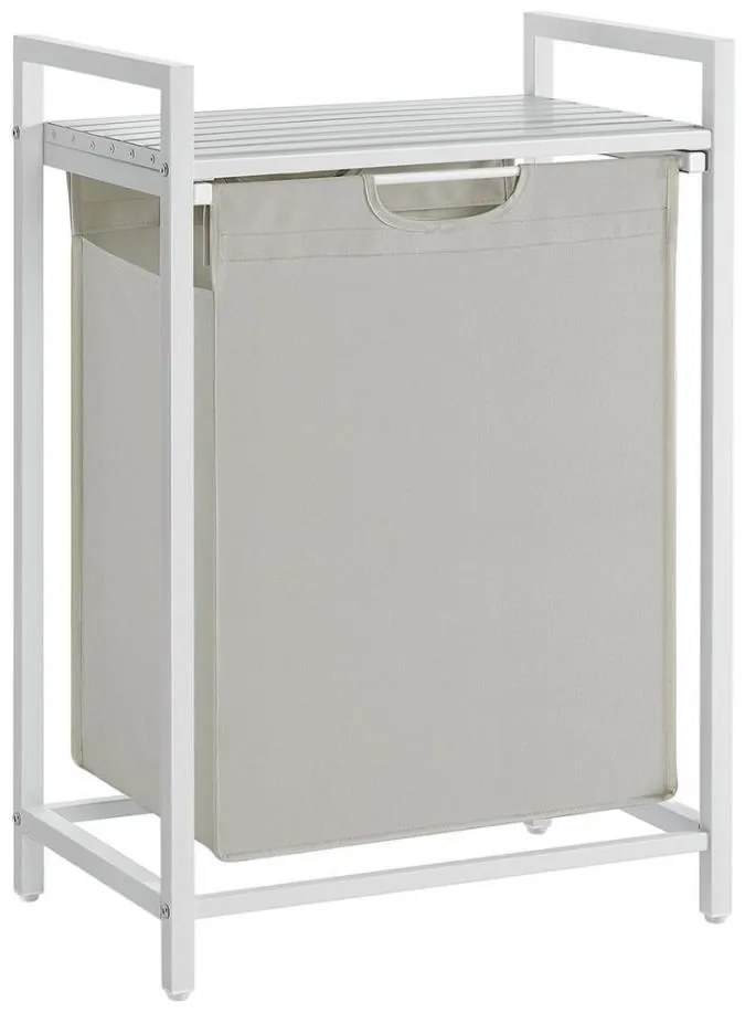 Koš na bielizeň REX biela